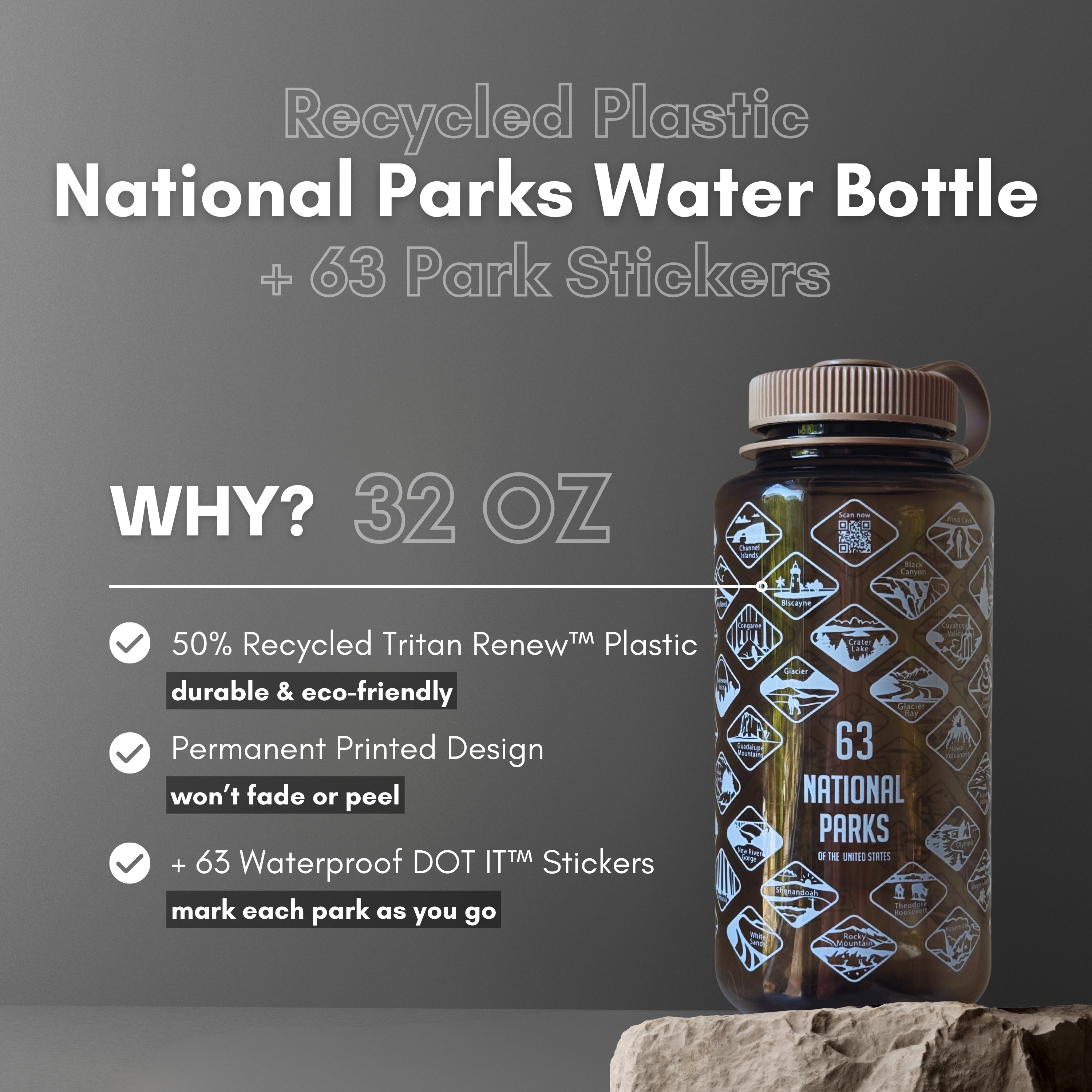 Nalgene® x DOT IT™ 63 National Parks Bottle