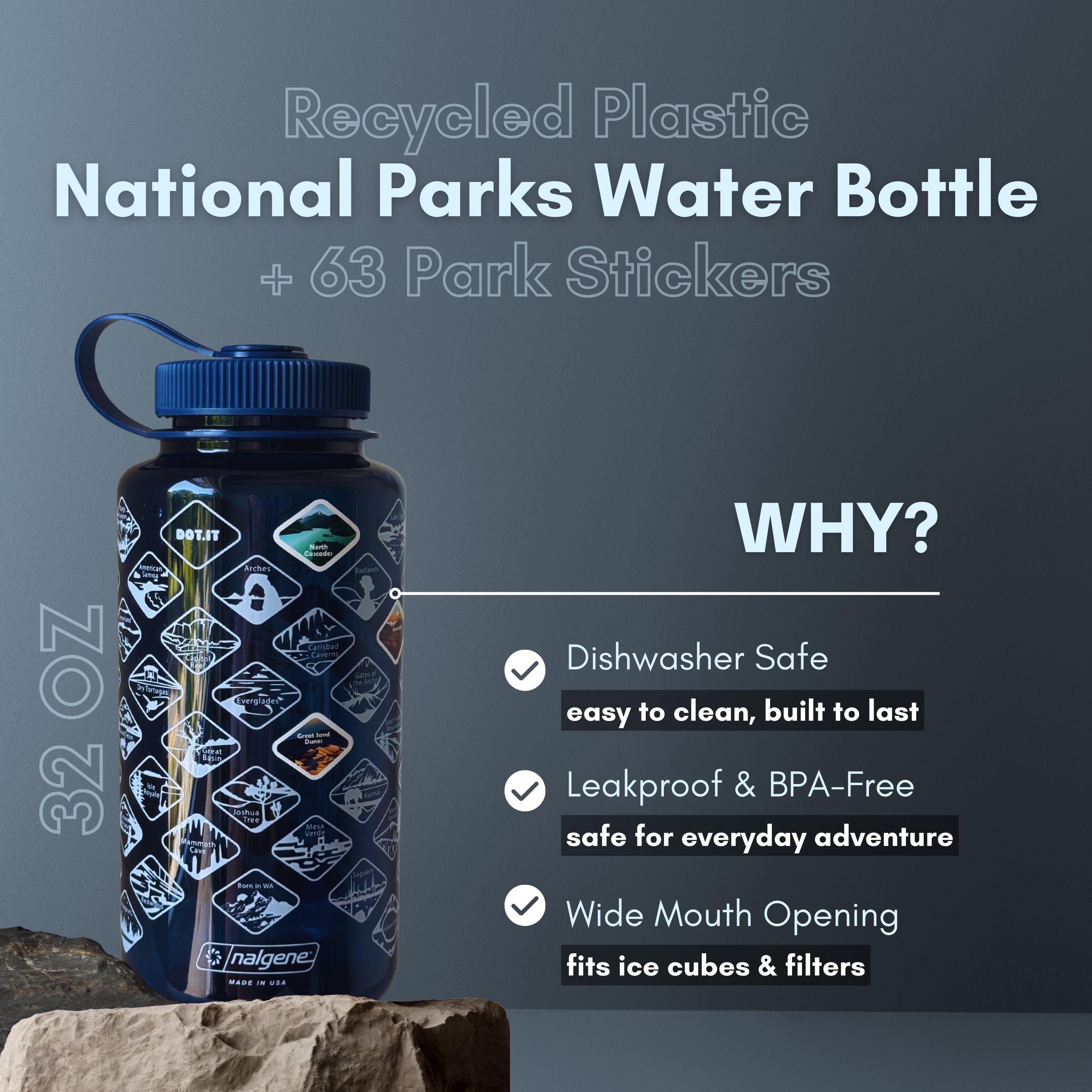Nalgene® x DOT IT™ 63 National Parks Bottle