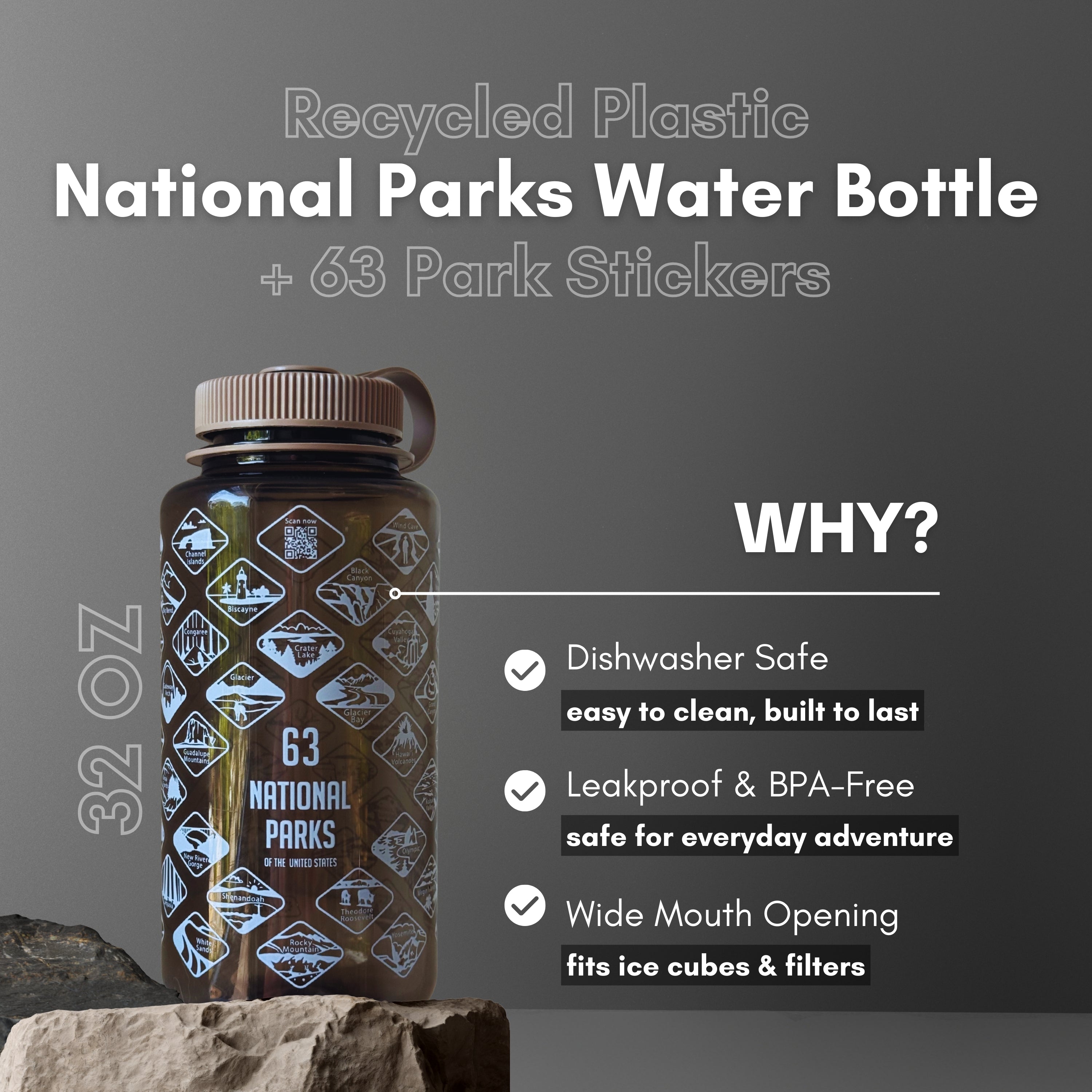 Nalgene® x DOT IT™ 63 National Parks Bottle
